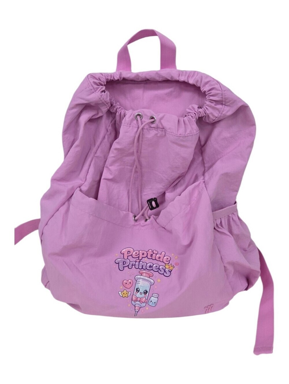 Pink all in motion Peptide Princess sling gym Backpack